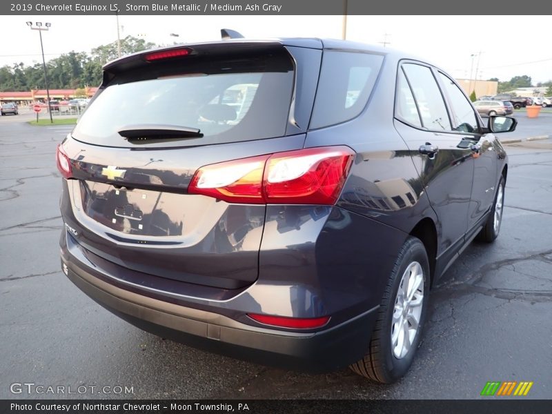 Storm Blue Metallic / Medium Ash Gray 2019 Chevrolet Equinox LS