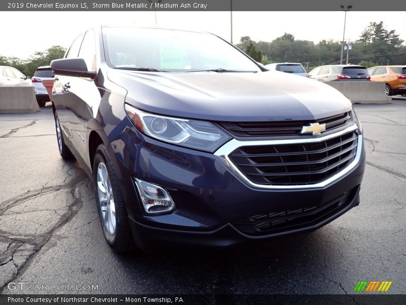 Storm Blue Metallic / Medium Ash Gray 2019 Chevrolet Equinox LS