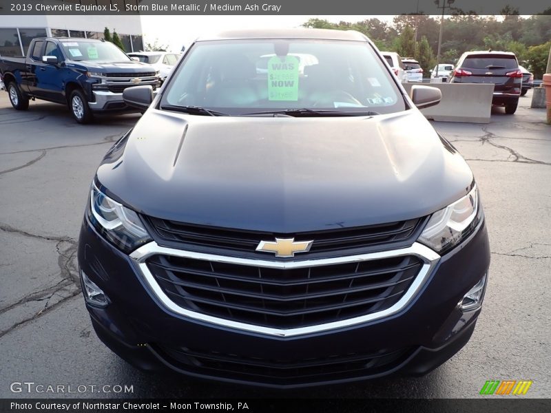 Storm Blue Metallic / Medium Ash Gray 2019 Chevrolet Equinox LS