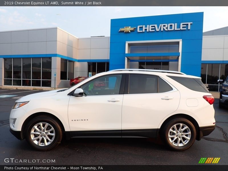 Summit White / Jet Black 2019 Chevrolet Equinox LT AWD