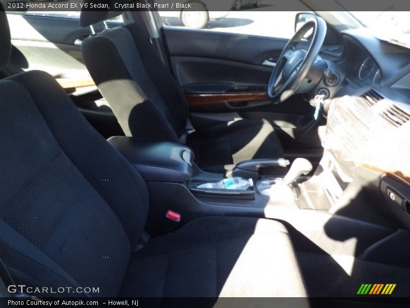 Crystal Black Pearl / Black 2012 Honda Accord EX V6 Sedan