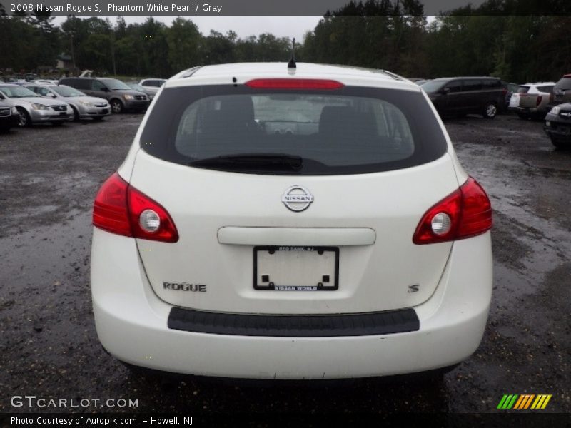 Phantom White Pearl / Gray 2008 Nissan Rogue S