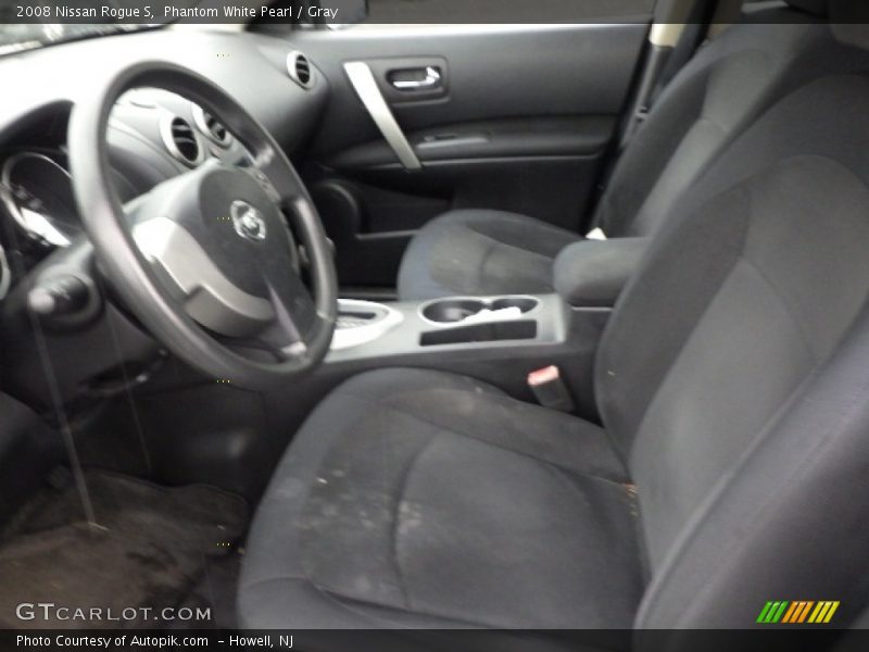 Phantom White Pearl / Gray 2008 Nissan Rogue S
