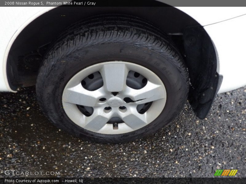 Phantom White Pearl / Gray 2008 Nissan Rogue S