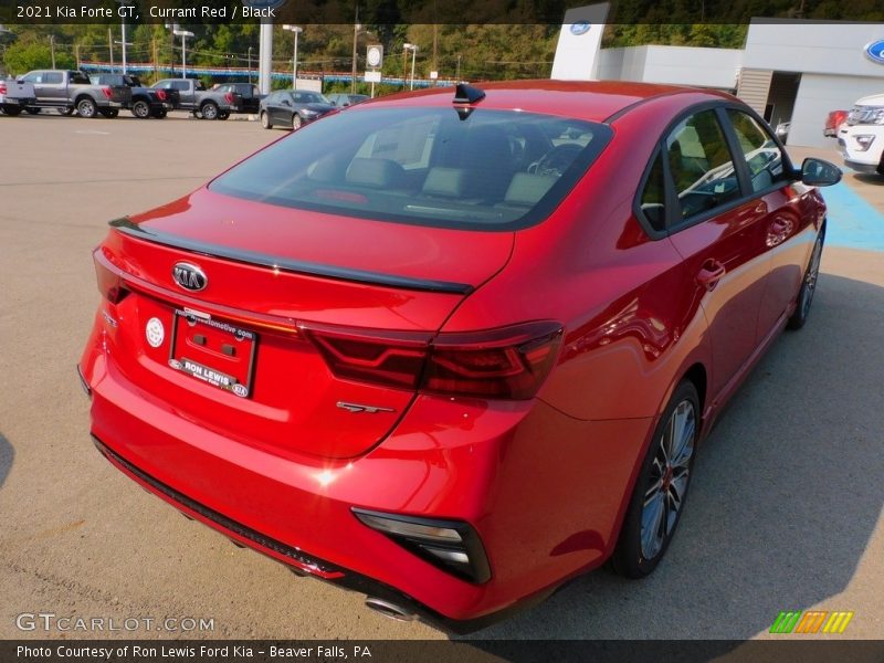Currant Red / Black 2021 Kia Forte GT
