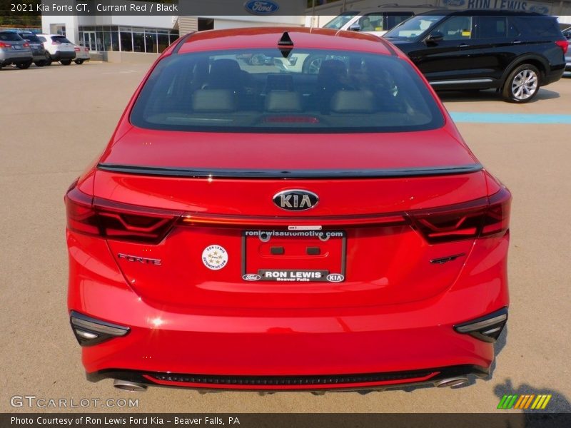 Currant Red / Black 2021 Kia Forte GT