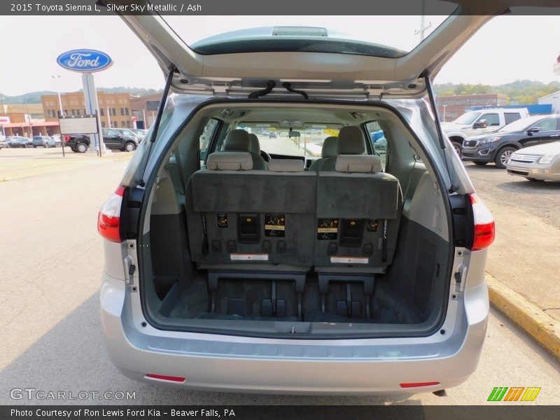 Silver Sky Metallic / Ash 2015 Toyota Sienna L