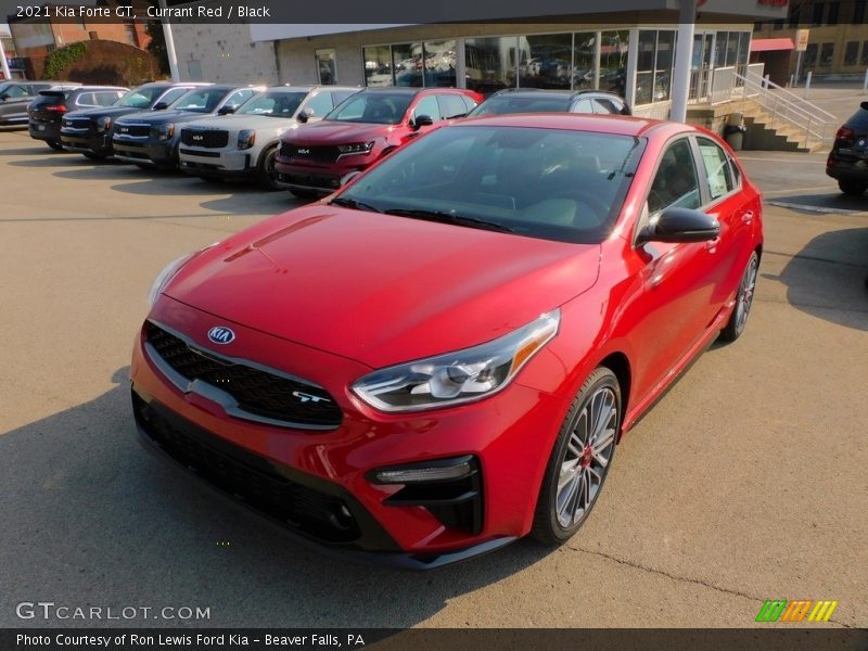 Currant Red / Black 2021 Kia Forte GT