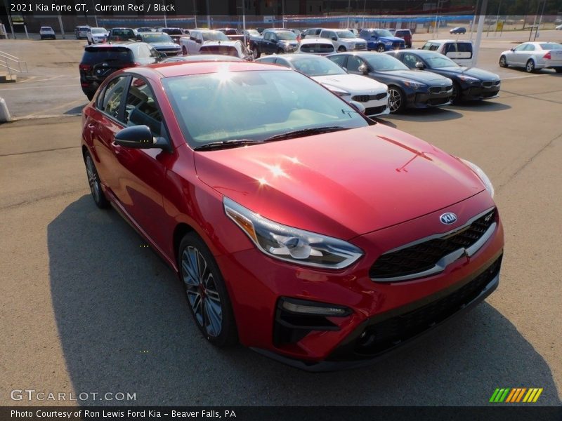 Currant Red / Black 2021 Kia Forte GT