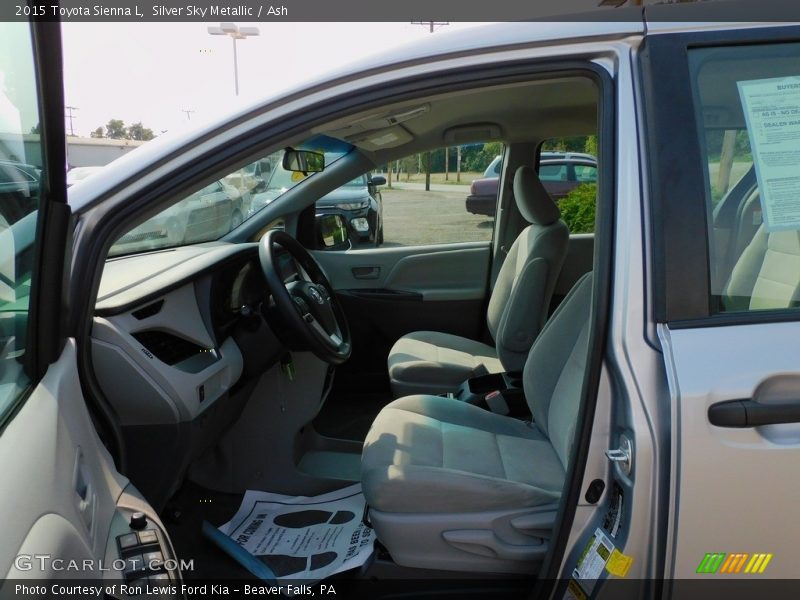 Silver Sky Metallic / Ash 2015 Toyota Sienna L