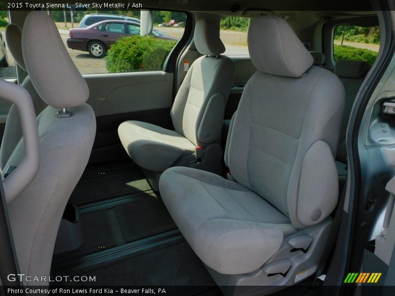Silver Sky Metallic / Ash 2015 Toyota Sienna L