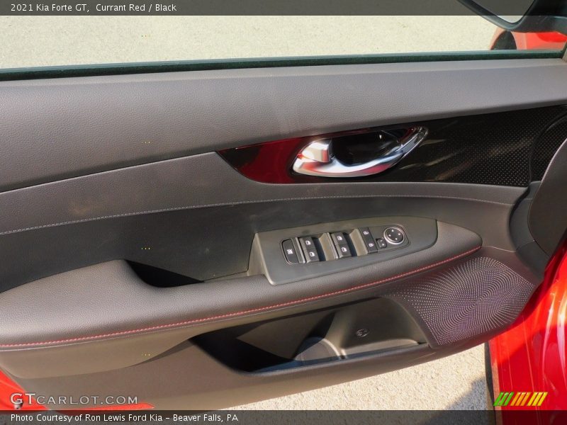 Currant Red / Black 2021 Kia Forte GT