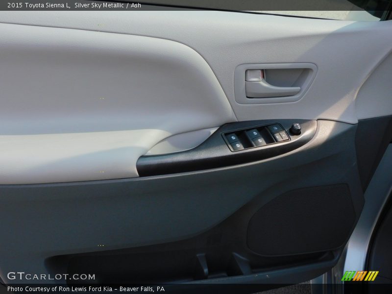Silver Sky Metallic / Ash 2015 Toyota Sienna L