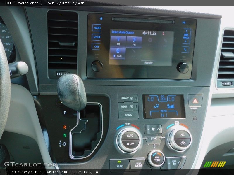 Controls of 2015 Sienna L