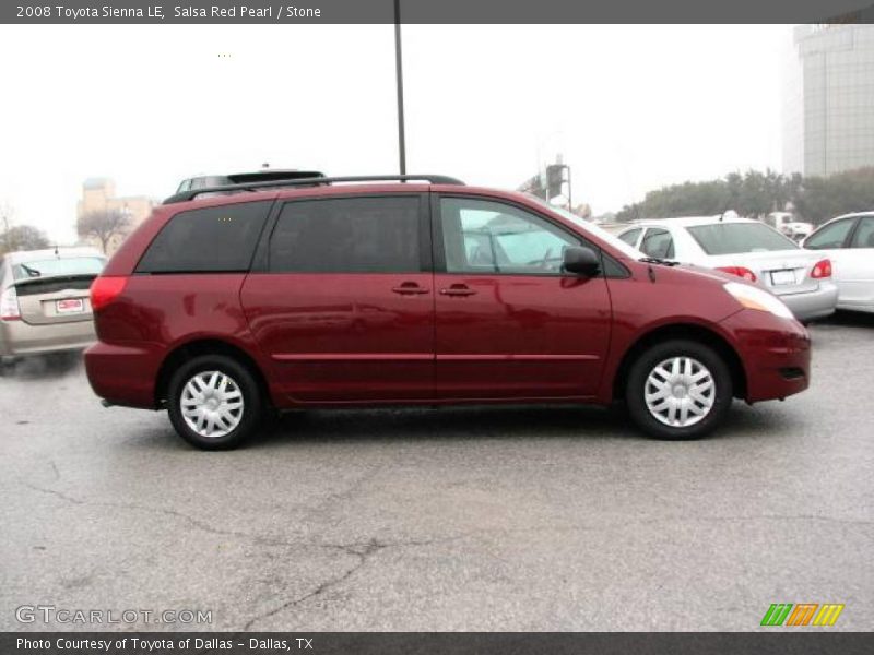 Salsa Red Pearl / Stone 2008 Toyota Sienna LE