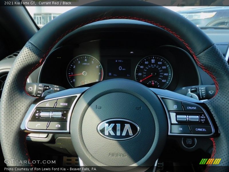 Currant Red / Black 2021 Kia Forte GT
