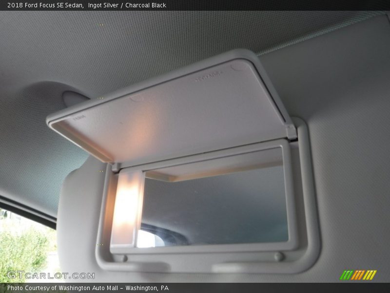 Ingot Silver / Charcoal Black 2018 Ford Focus SE Sedan