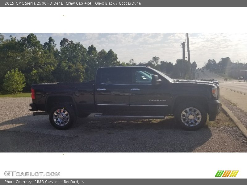 Onyx Black / Cocoa/Dune 2015 GMC Sierra 2500HD Denali Crew Cab 4x4