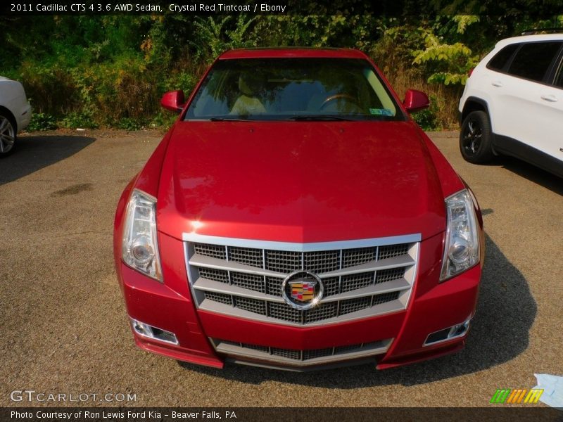 Crystal Red Tintcoat / Ebony 2011 Cadillac CTS 4 3.6 AWD Sedan