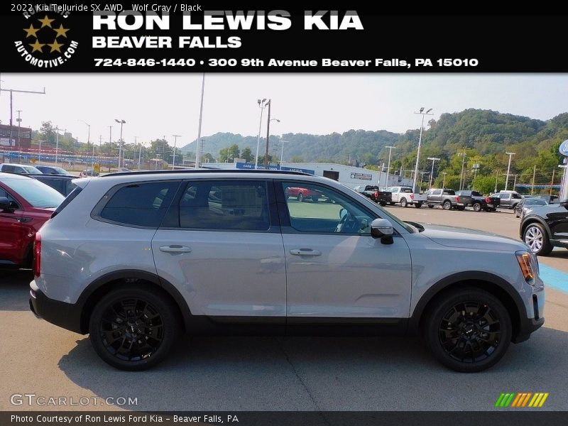 Wolf Gray / Black 2022 Kia Telluride SX AWD