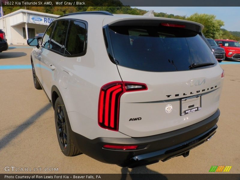 Wolf Gray / Black 2022 Kia Telluride SX AWD