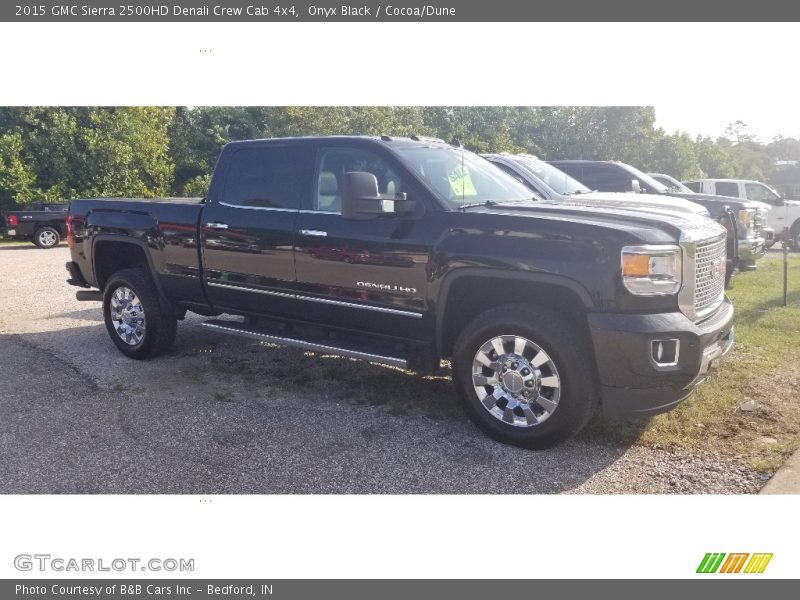 Onyx Black / Cocoa/Dune 2015 GMC Sierra 2500HD Denali Crew Cab 4x4