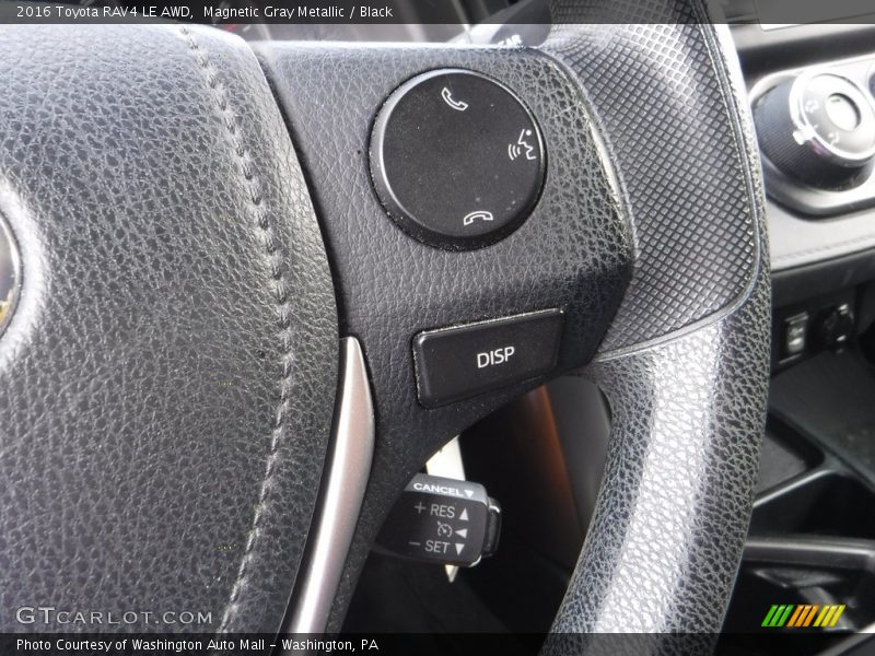 Magnetic Gray Metallic / Black 2016 Toyota RAV4 LE AWD
