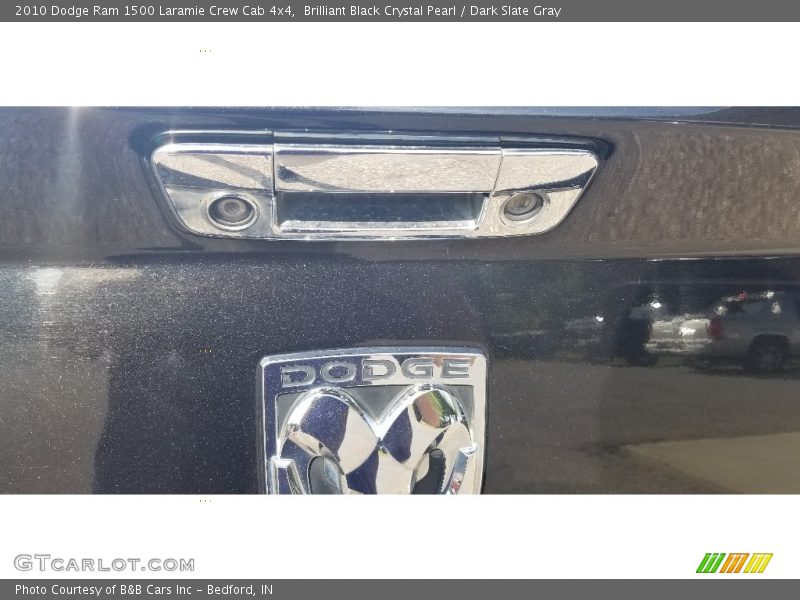 Brilliant Black Crystal Pearl / Dark Slate Gray 2010 Dodge Ram 1500 Laramie Crew Cab 4x4
