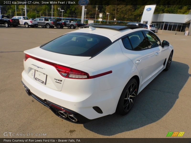 Snow White Pearl / Black 2022 Kia Stinger GT-Line