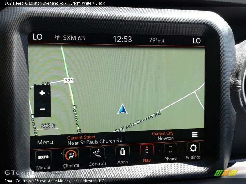 Bright White / Black 2021 Jeep Gladiator Overland 4x4