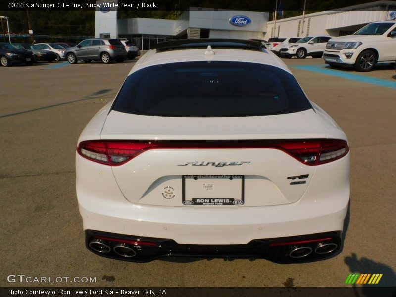 Snow White Pearl / Black 2022 Kia Stinger GT-Line