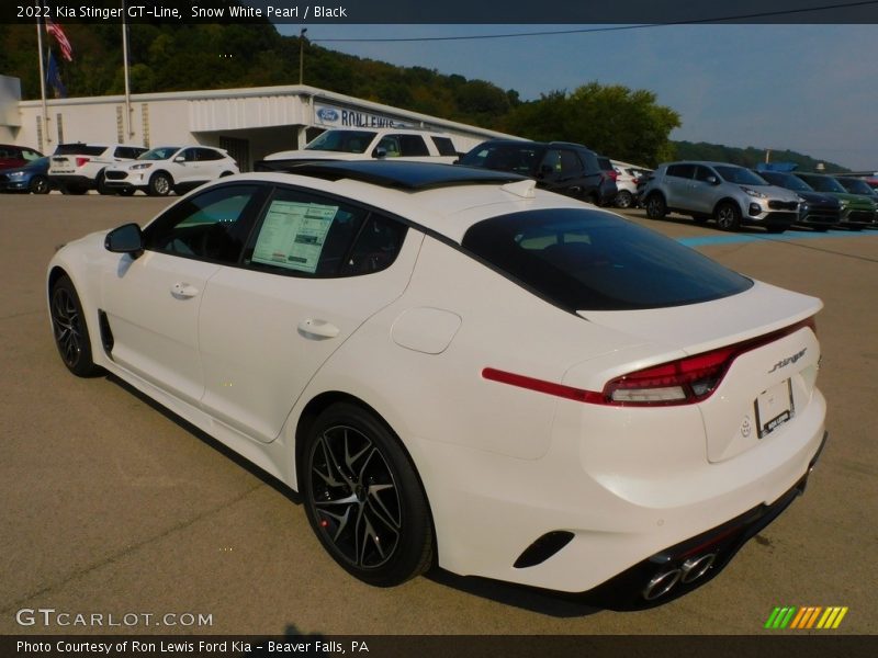 Snow White Pearl / Black 2022 Kia Stinger GT-Line
