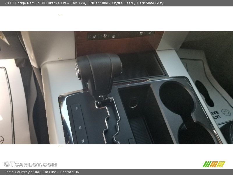 Brilliant Black Crystal Pearl / Dark Slate Gray 2010 Dodge Ram 1500 Laramie Crew Cab 4x4