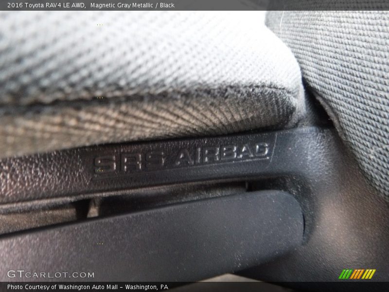 Magnetic Gray Metallic / Black 2016 Toyota RAV4 LE AWD