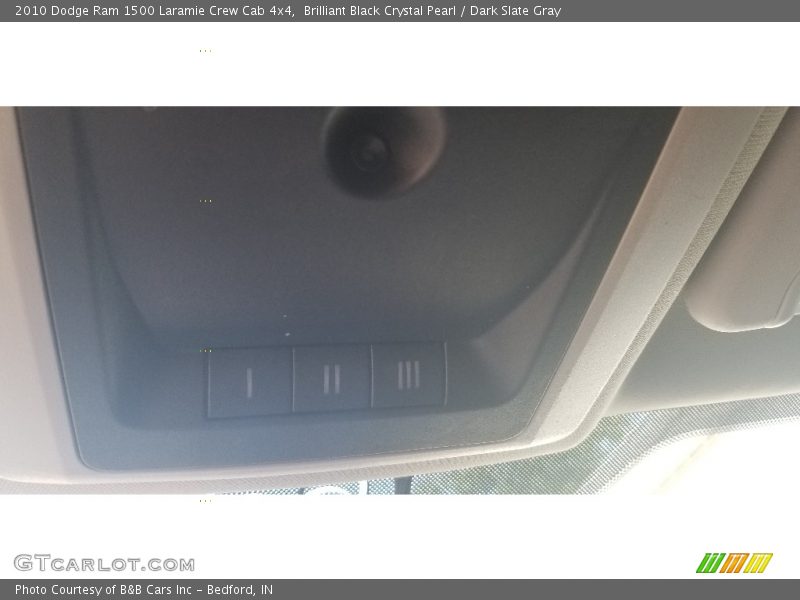 Brilliant Black Crystal Pearl / Dark Slate Gray 2010 Dodge Ram 1500 Laramie Crew Cab 4x4