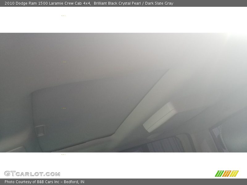 Brilliant Black Crystal Pearl / Dark Slate Gray 2010 Dodge Ram 1500 Laramie Crew Cab 4x4