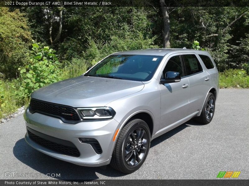 Billet Silver Metallic / Black 2021 Dodge Durango GT AWD