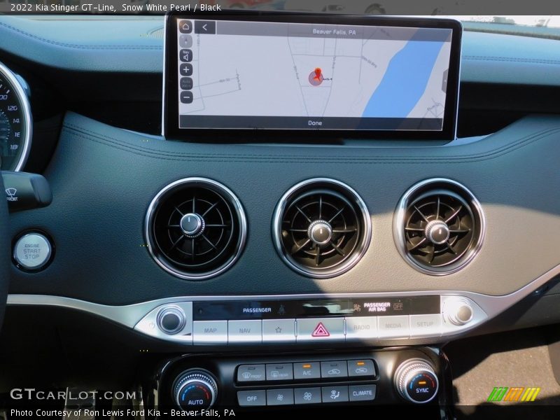 Controls of 2022 Stinger GT-Line