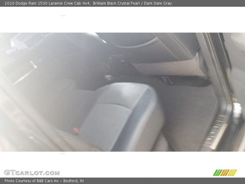 Brilliant Black Crystal Pearl / Dark Slate Gray 2010 Dodge Ram 1500 Laramie Crew Cab 4x4