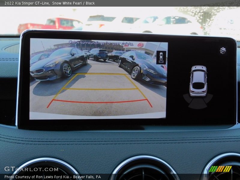 Snow White Pearl / Black 2022 Kia Stinger GT-Line