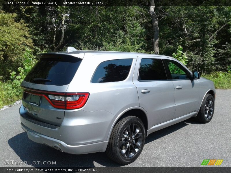 Billet Silver Metallic / Black 2021 Dodge Durango GT AWD