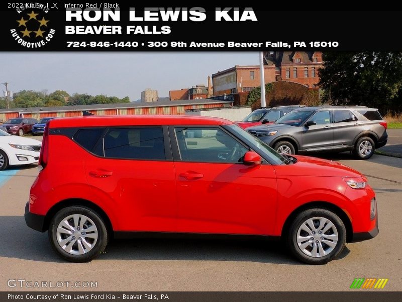 Inferno Red / Black 2022 Kia Soul LX