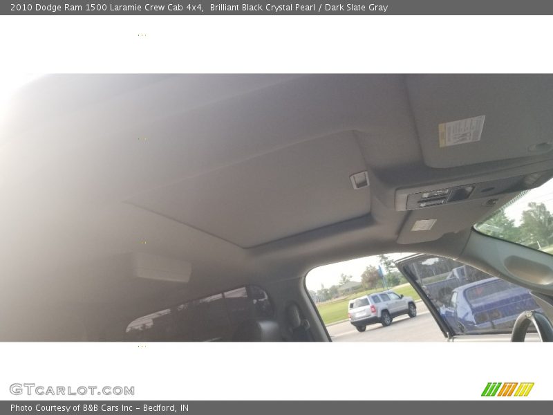 Brilliant Black Crystal Pearl / Dark Slate Gray 2010 Dodge Ram 1500 Laramie Crew Cab 4x4