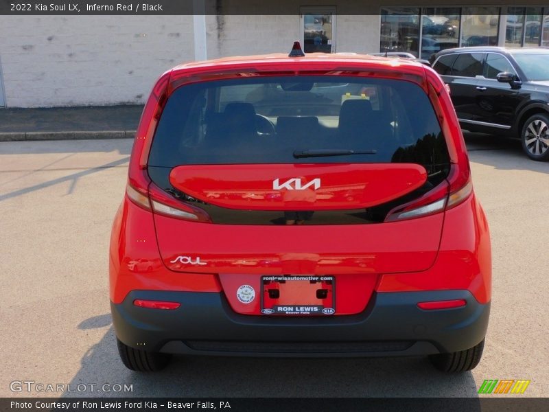 Inferno Red / Black 2022 Kia Soul LX