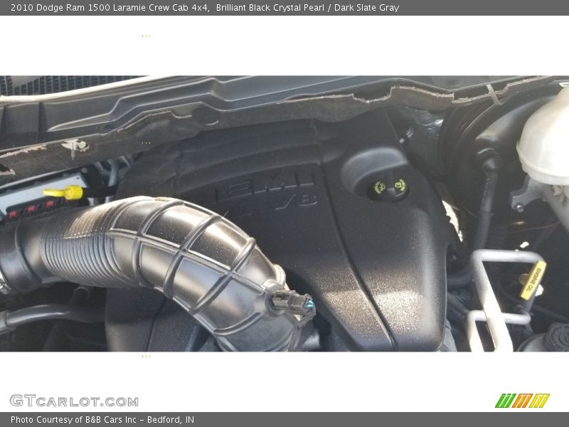 Brilliant Black Crystal Pearl / Dark Slate Gray 2010 Dodge Ram 1500 Laramie Crew Cab 4x4
