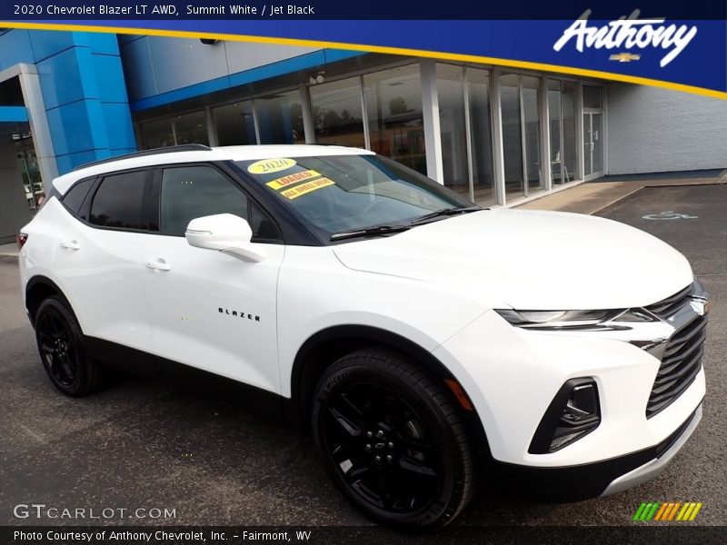 Summit White / Jet Black 2020 Chevrolet Blazer LT AWD