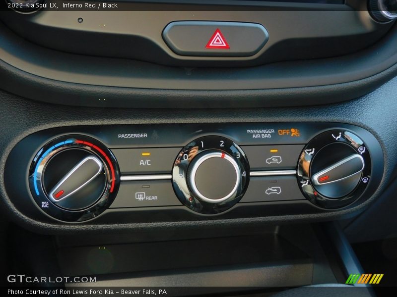 Inferno Red / Black 2022 Kia Soul LX