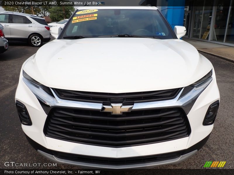 Summit White / Jet Black 2020 Chevrolet Blazer LT AWD
