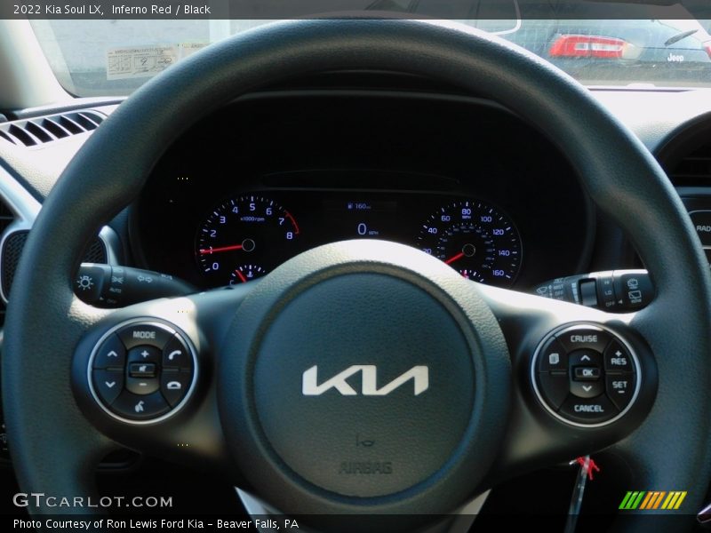Inferno Red / Black 2022 Kia Soul LX