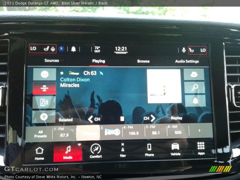 Billet Silver Metallic / Black 2021 Dodge Durango GT AWD